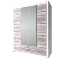 Четырехстворчатый шкаф для одежды с зеркалом Оливия 4D2S Z Четырехстворчатый шкаф для одежды с зеркалом Оливия 4D2S Z