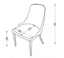 Обеденный стул для гостиной Карлино (Carlino) CARL-16A-01