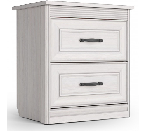 Тумба прикроватная Неаполь Ясень анкор светлый (патина "серебро")