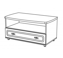 Тумба под телевизор в гостиную Романтика ВК-09-06