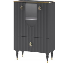 Комбинированный шкаф витрина Лоренсо МН-043-01