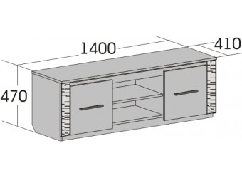 Тумба под телевизор для гостиной Элана