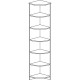 Стеллаж угловой открытый Инна 607 темный