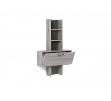 Надстройка Д-6 к тумбе малой, Денвер Риббек серый