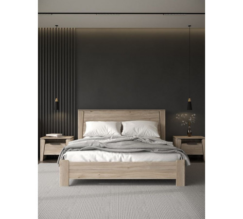 Двуспальная кровать 1600, Юта  Дуб Мария